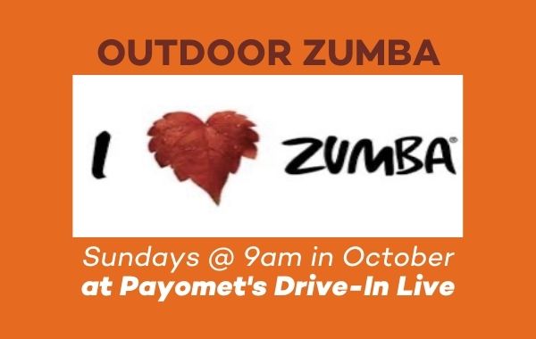 Outdoor Zumba at the Drive-In Live